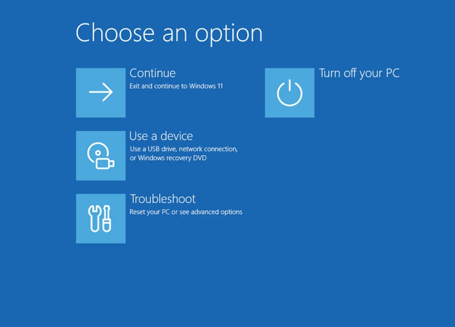 Windows Recovery Environment